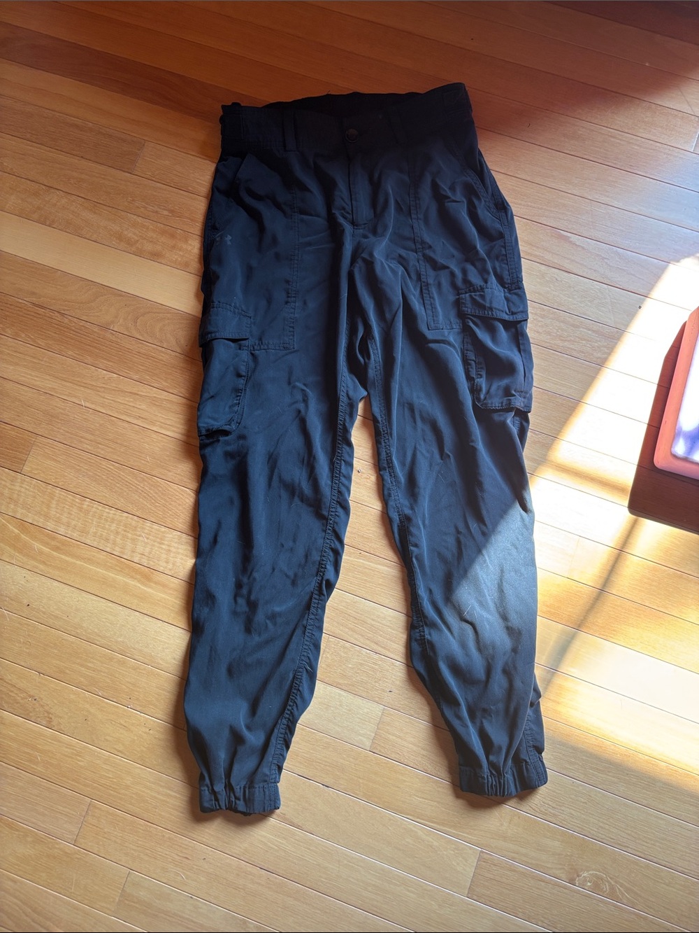 Under Armour Black joggers with Logo Tag